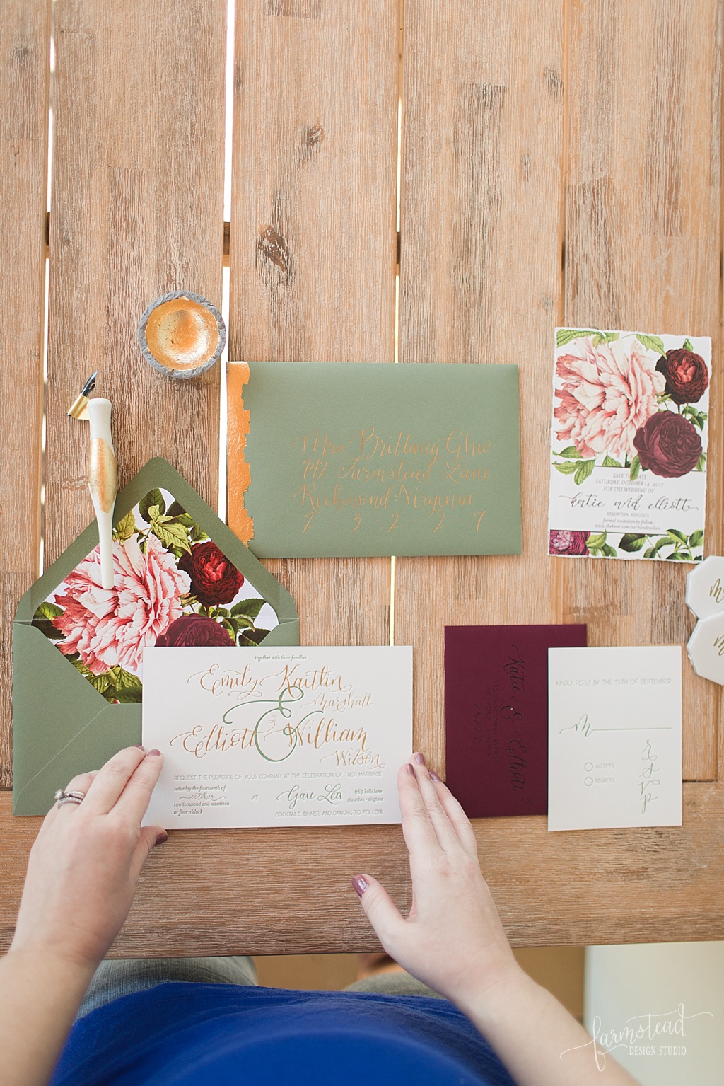 custom wedding stationery and calligraphy - Anna Filly Photography Pensacola Florida Photographer